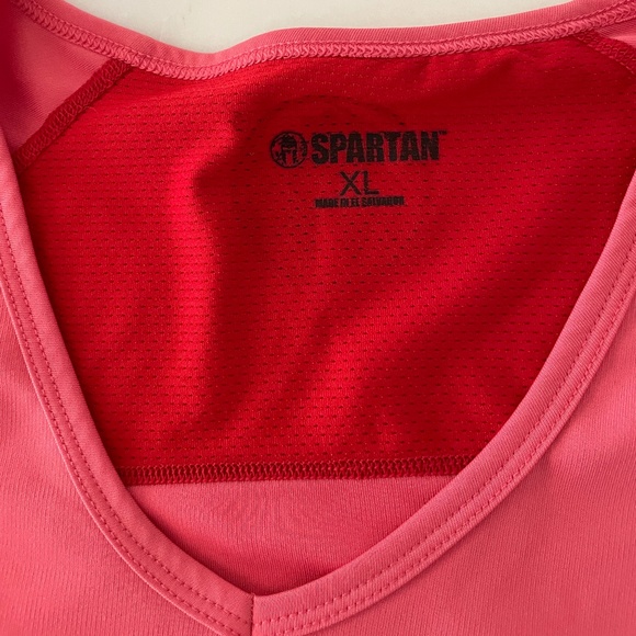 Spartan Training Shirt Two Tone Red Size XL - Picture 3 of 5